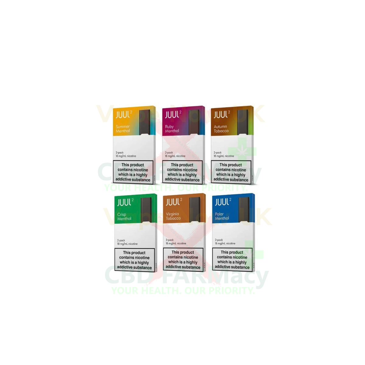 best juul 2 compatible pods uk 18mg JUUL 2 Vape Pods main image 0