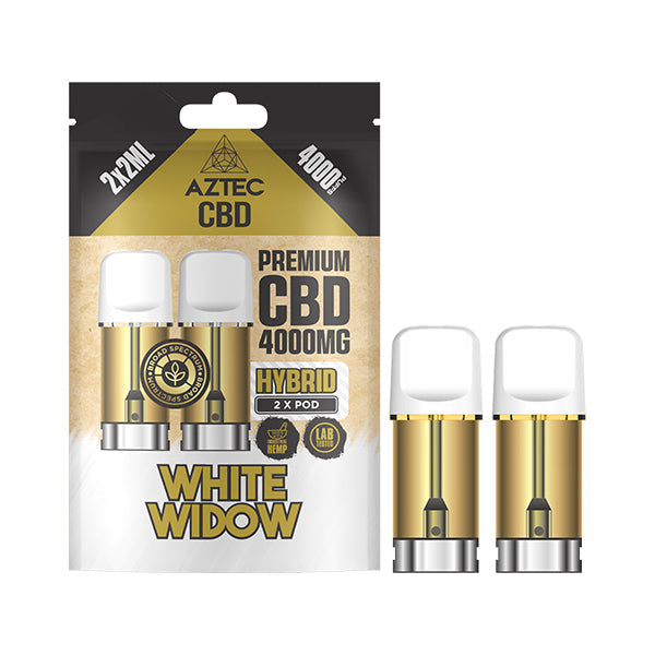 Aztec CBD Pod Refill 4000MG | Broad Spectrum | White Widow | Hybrid