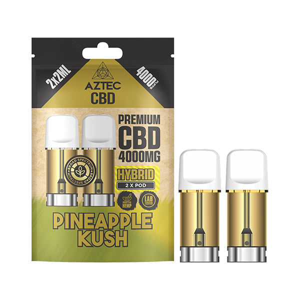 Aztec CBD Pod Refill 4000MG | Broad Spectrum | Pineapple Kush | Hybrid