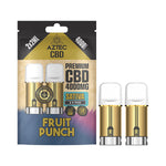 Aztec CBD Pod Refill 4000MG | Broad Spectrum | Grape Fruit | Indica
