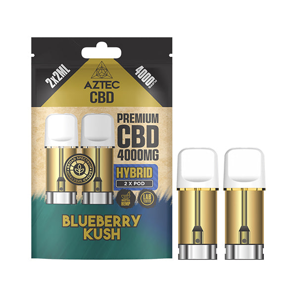 Aztec CBD Pod Refill 4000MG | Broad Spectrum | Blueberry Kush | Hybrid