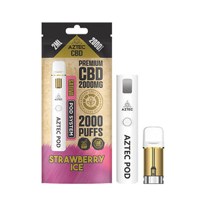 Aztec CBD Pod System 2000 mg Starter Kit | Broad-Spectrum Vape