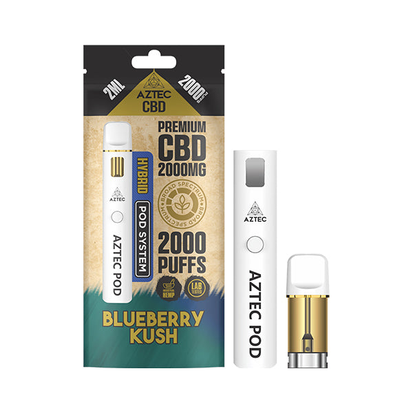 Aztec CBD Pod System 2000 mg Starter Kit | Broad-Spectrum Vape | CBD FARMacy Vape Now UK x CBD FARMacy Aztec CBD Pod System 2000 mg Starter Kit | Broad-Spectrum Vape | CBD FARMacy Vape Now UK x CBD FARMacy
