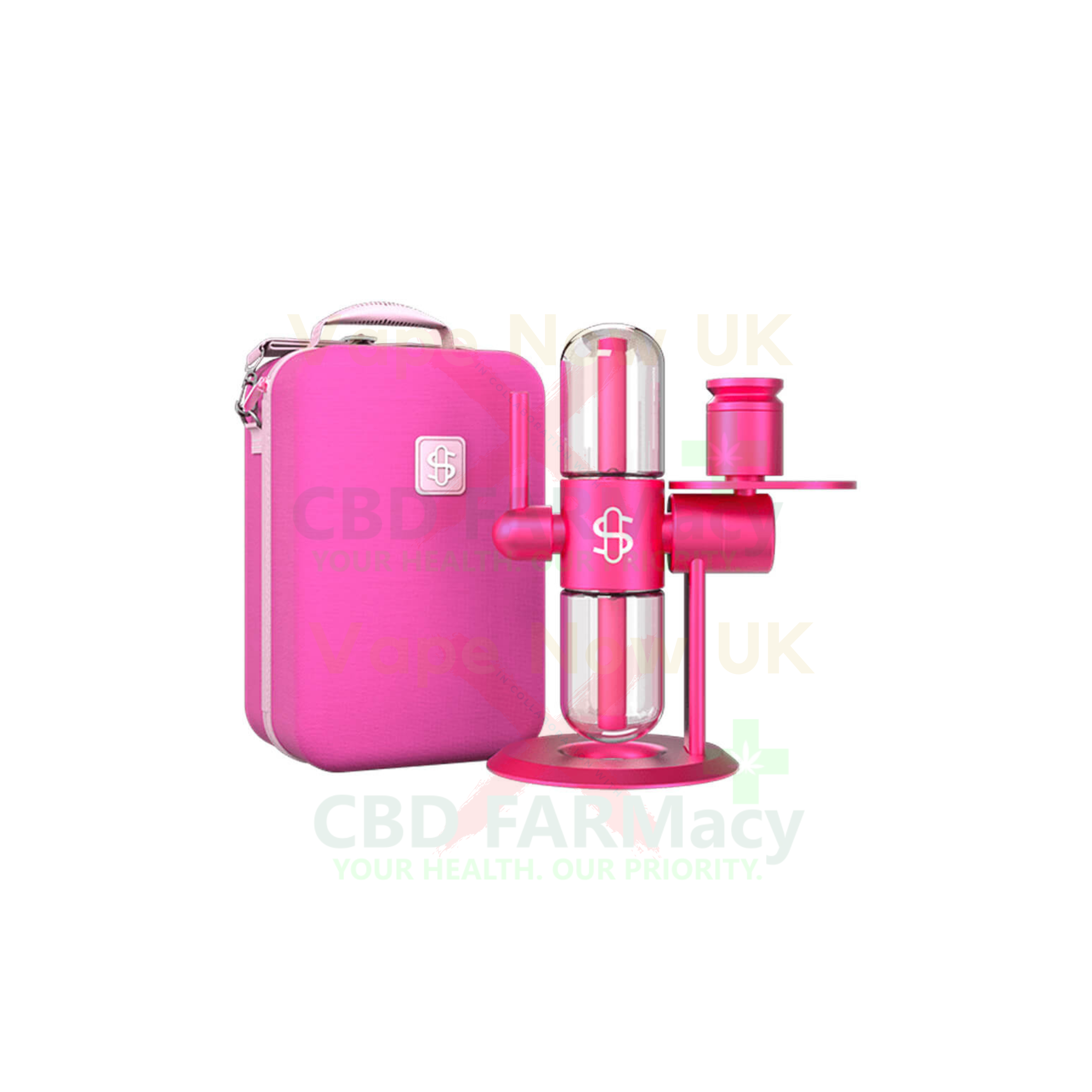 Stündenglass Kompact Pink 360° gravity infuser with travel case”