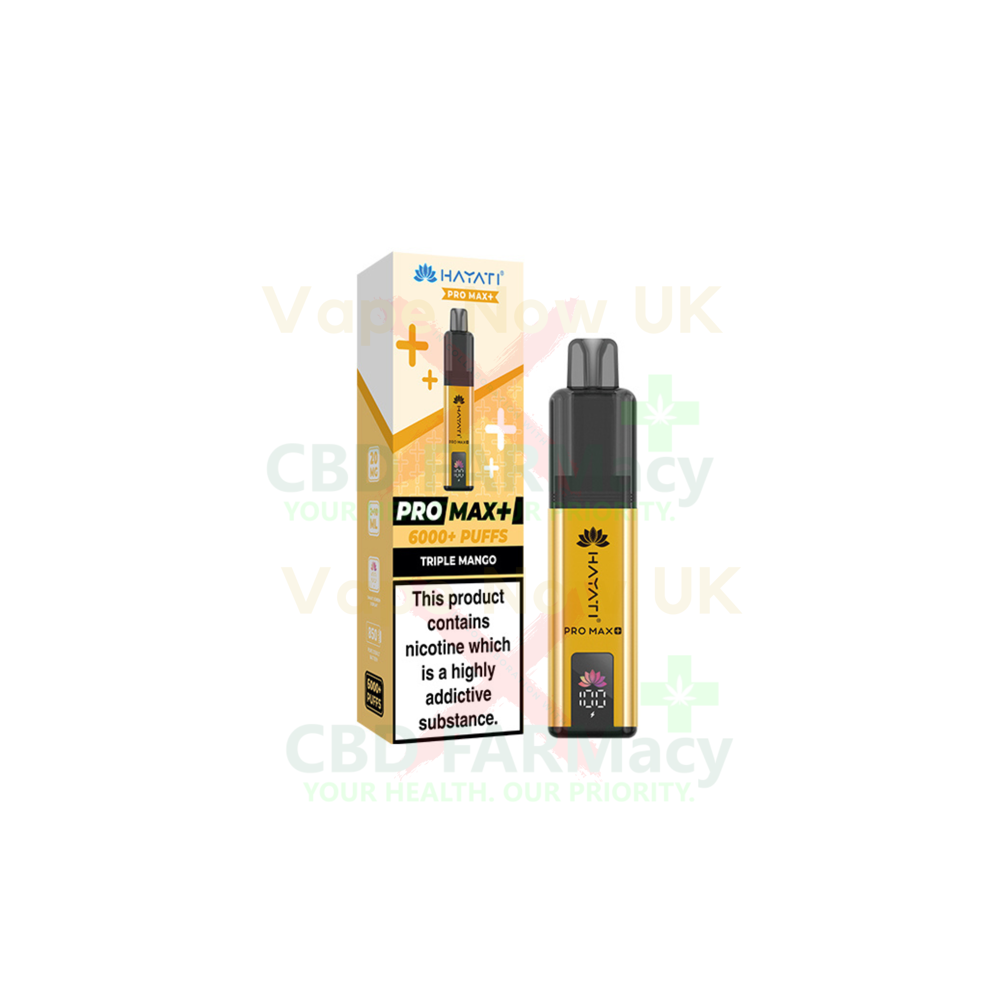 HAYATI | Pro Max 6000+ | Prefilled Vape Kit | 20mg | 40+ flavours
