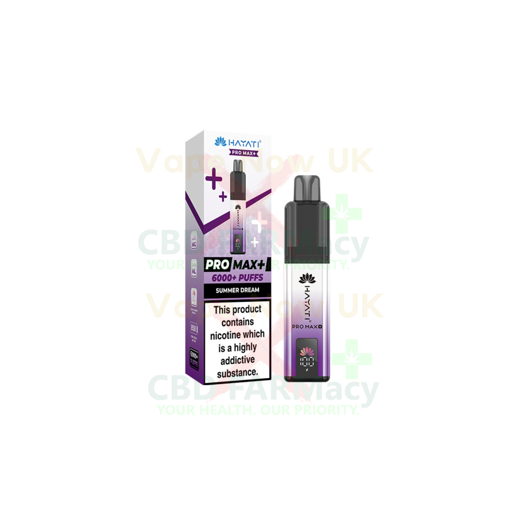 HAYATI | Pro Max 6000+ | Prefilled Vape Kit | 20mg | 40+ flavours