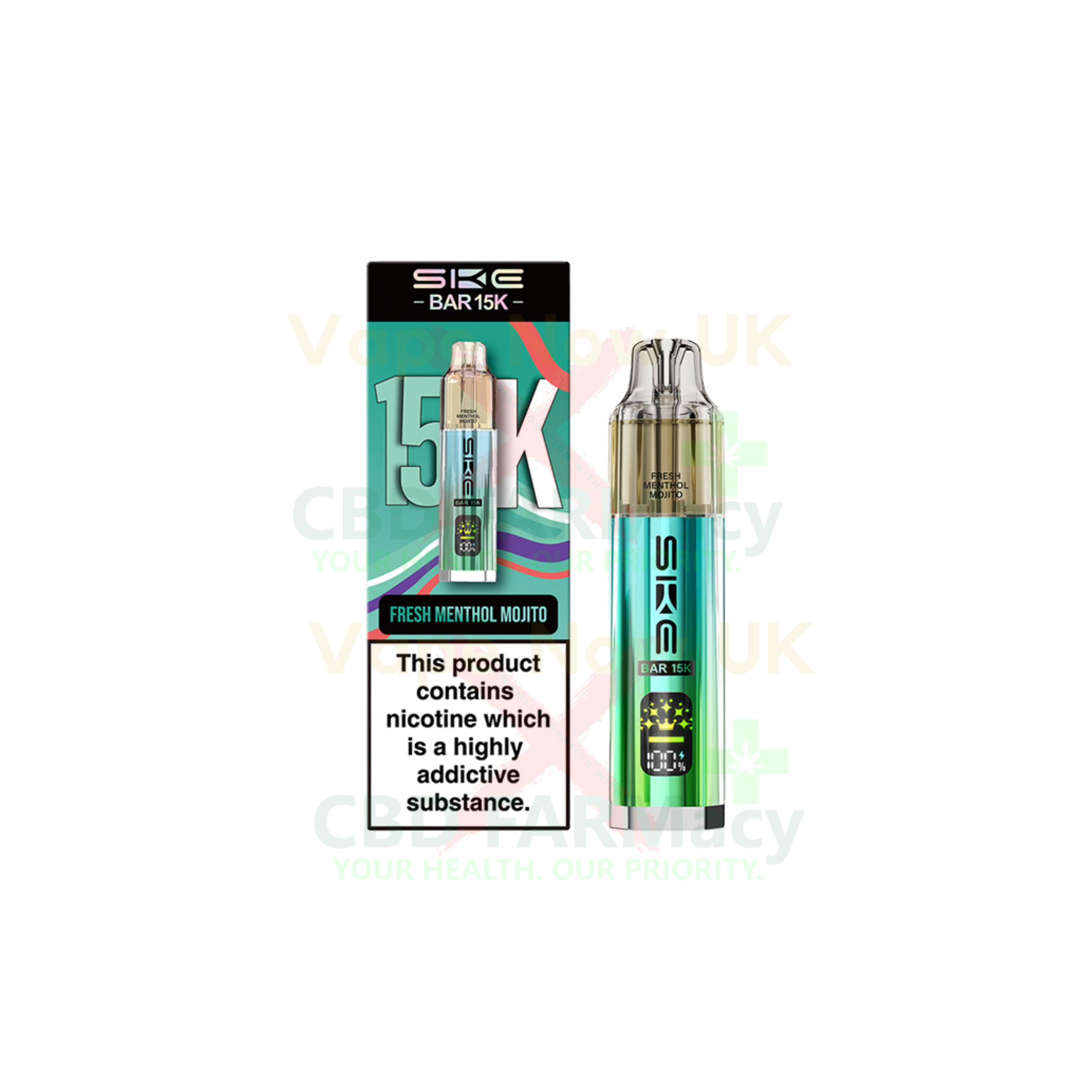SKE Bar 15K Kit | SKE Crystal 15k Puffs | New 16+ Flavours