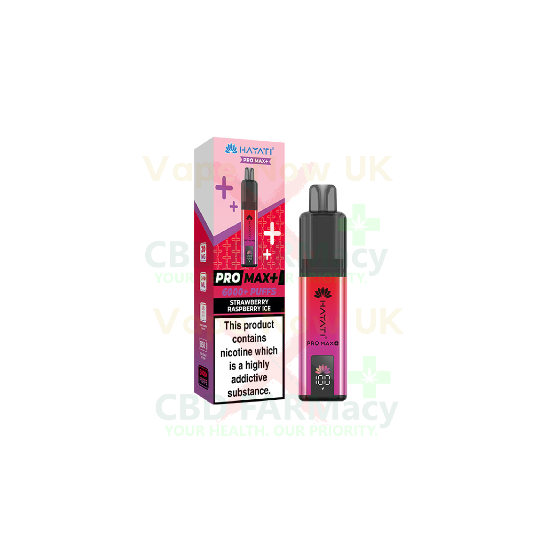 HAYATI | Pro Max 6000+ | Prefilled Vape Kit | 20mg | 40+ flavours