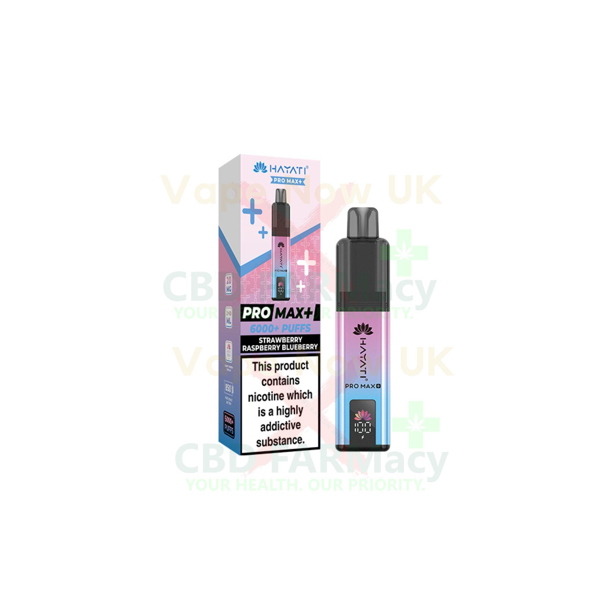 HAYATI | Pro Max 6000+ | Prefilled Vape Kit | 20mg | 40+ flavours