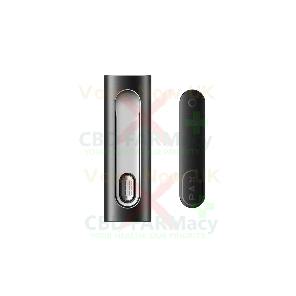 PAX FLOW dry herb vaporizer with side-loading oven door open