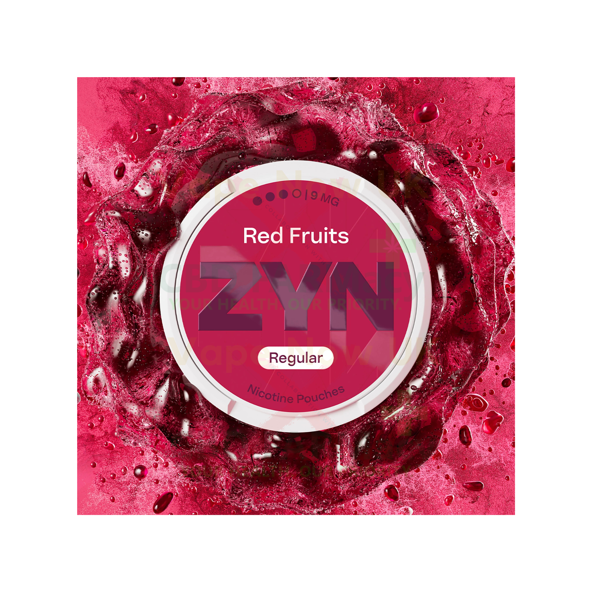 ZYN nicotine pouches red fruits