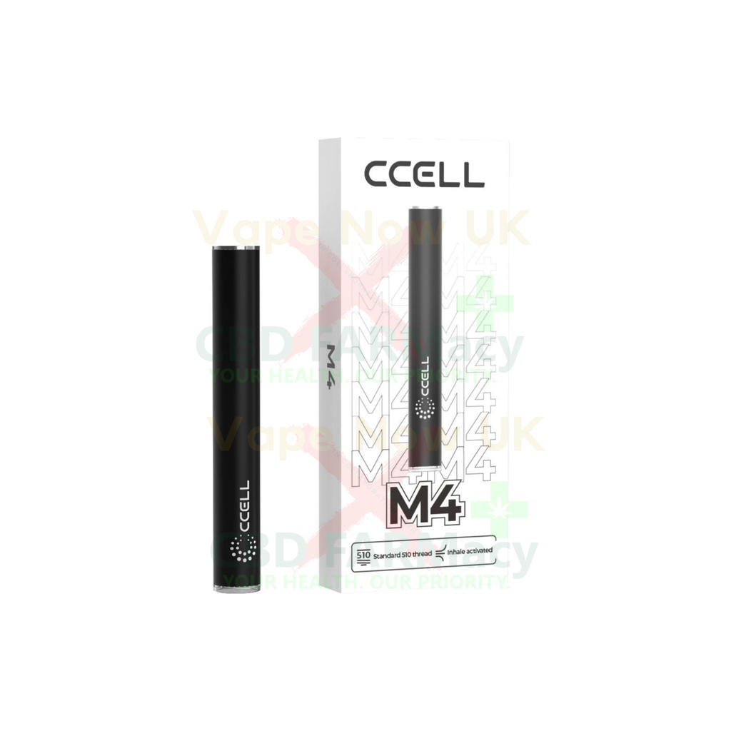 CCELL | M4 Vape Pen Battery | 290mAh | Buttonless Draw | Cart Battery