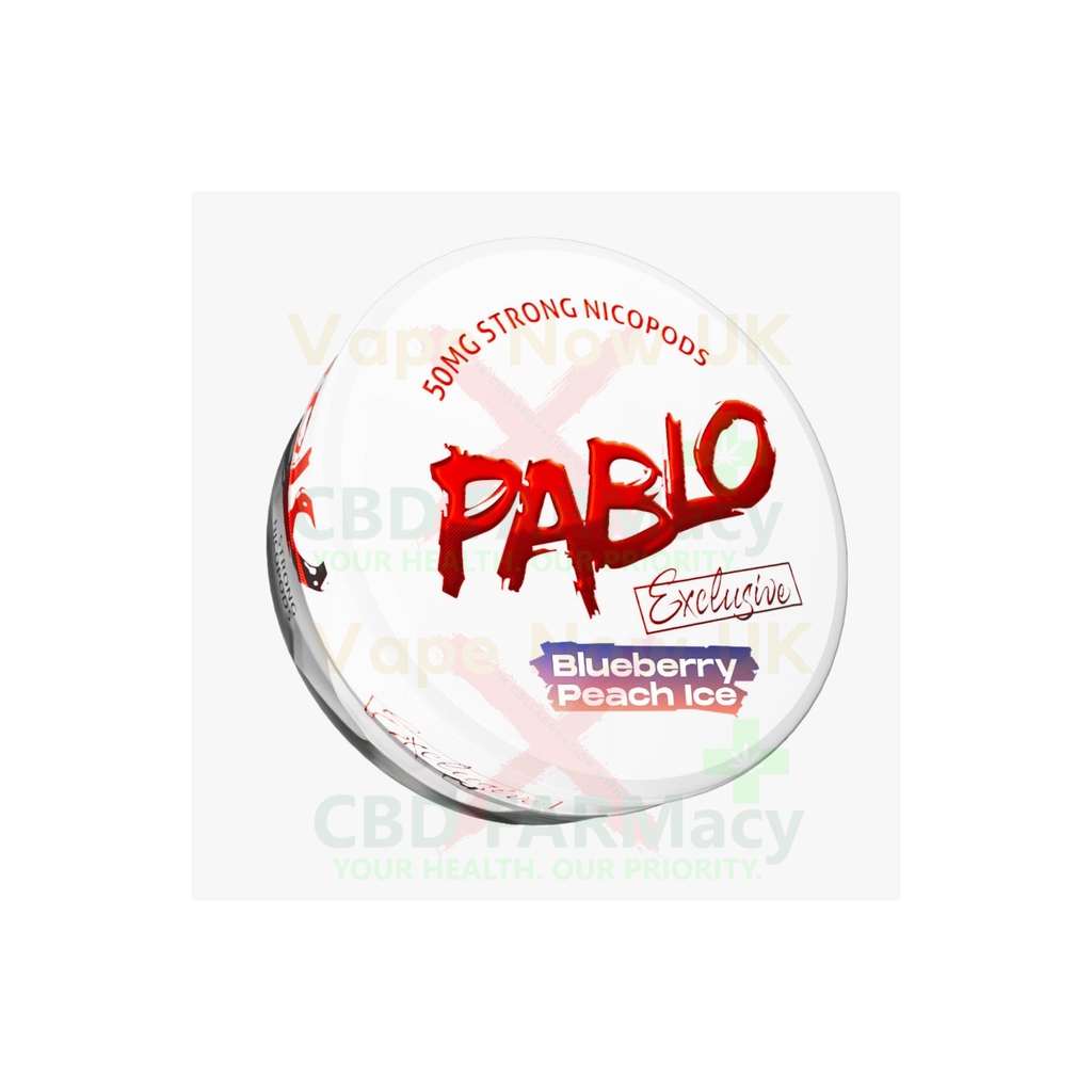 Pablo nicotine pouch - blueberry peach ice