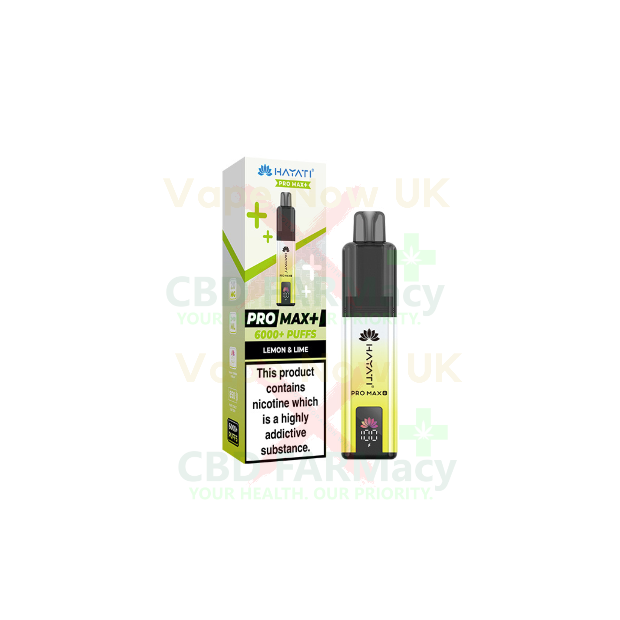 HAYATI | Pro Max 6000+ | Prefilled Vape Kit | 20mg | 40+ flavours