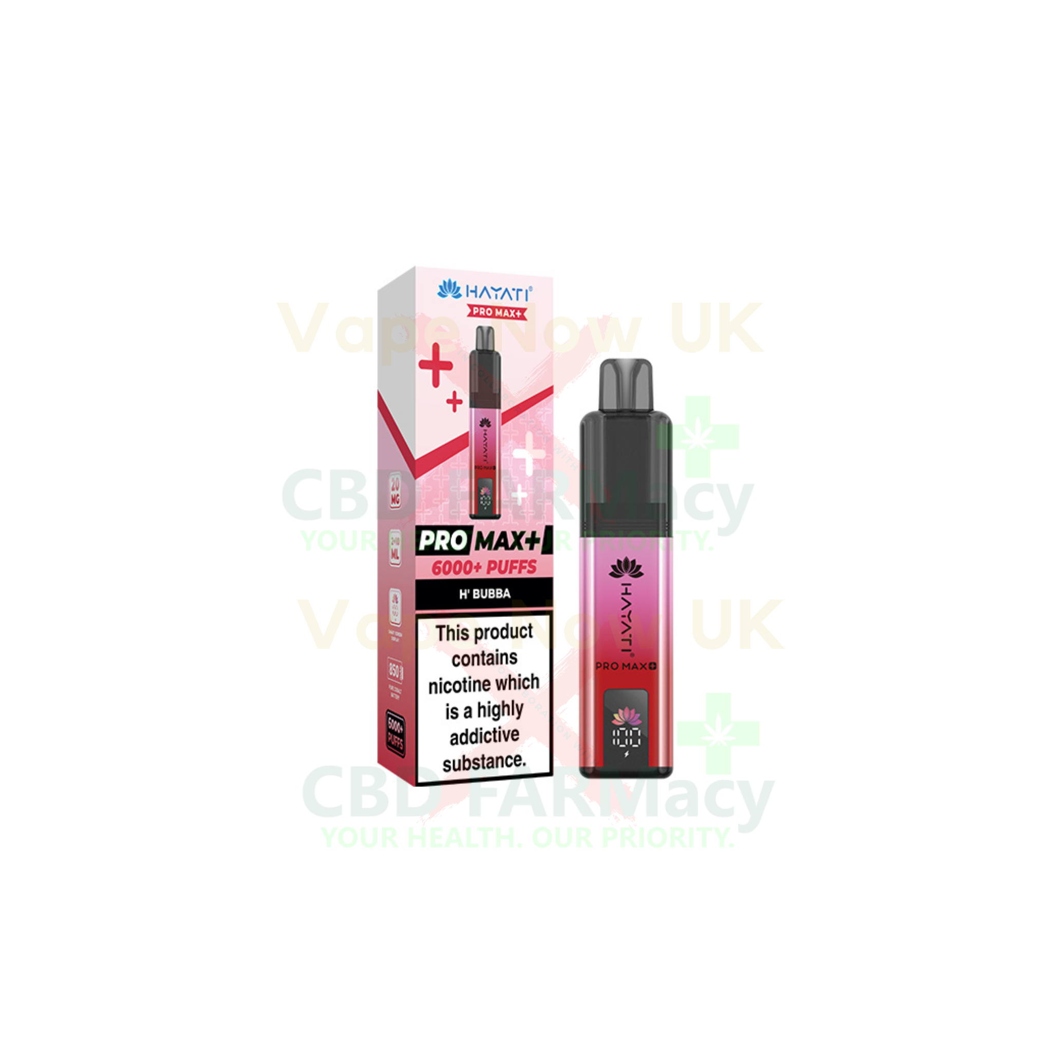 HAYATI | Pro Max 6000+ | Prefilled Vape Kit | 20mg | 40+ flavours