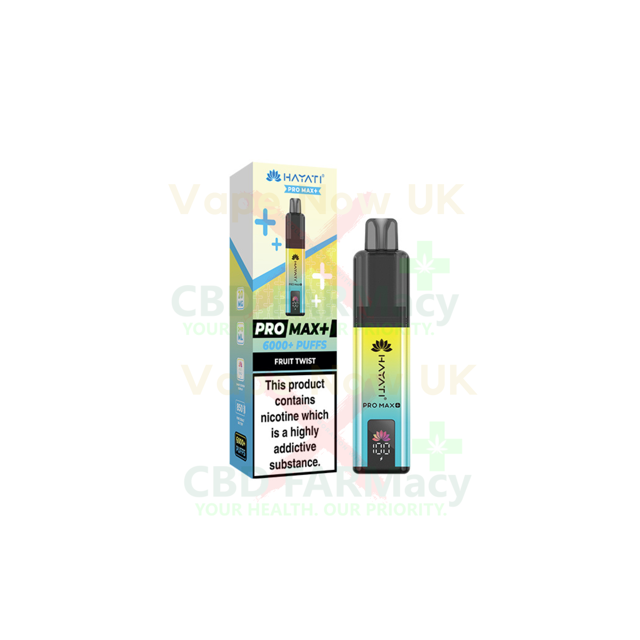 HAYATI | Pro Max 6000+ | Prefilled Vape Kit | 20mg | 40+ flavours