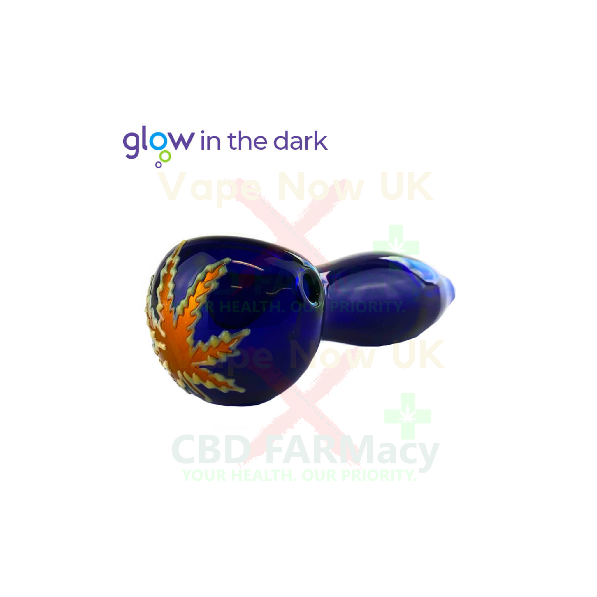 Glow Glass Pipe – Premium Smoking Accessory