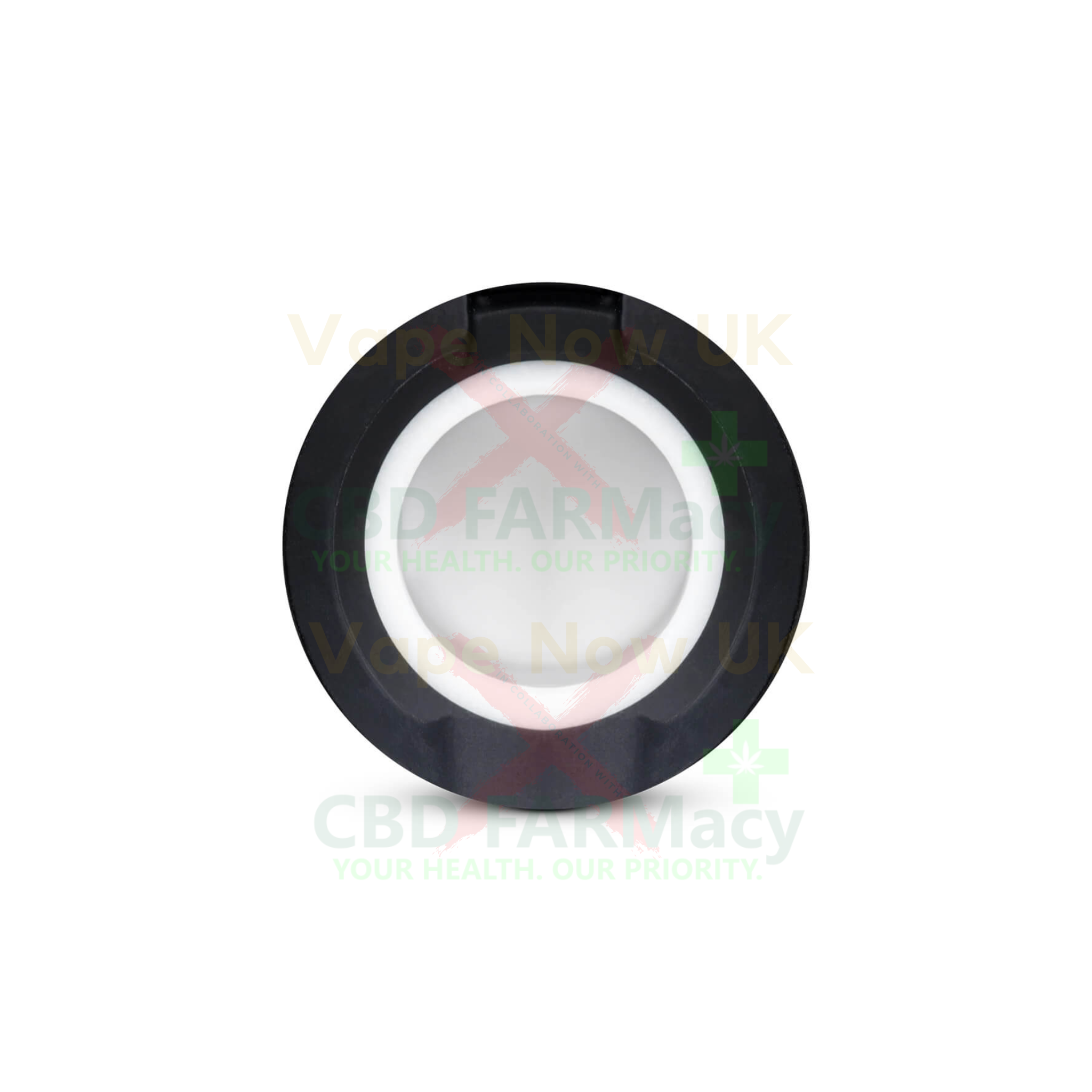 Close-up of Puffco New Peak 3D Chamber ceramic sidewall heating