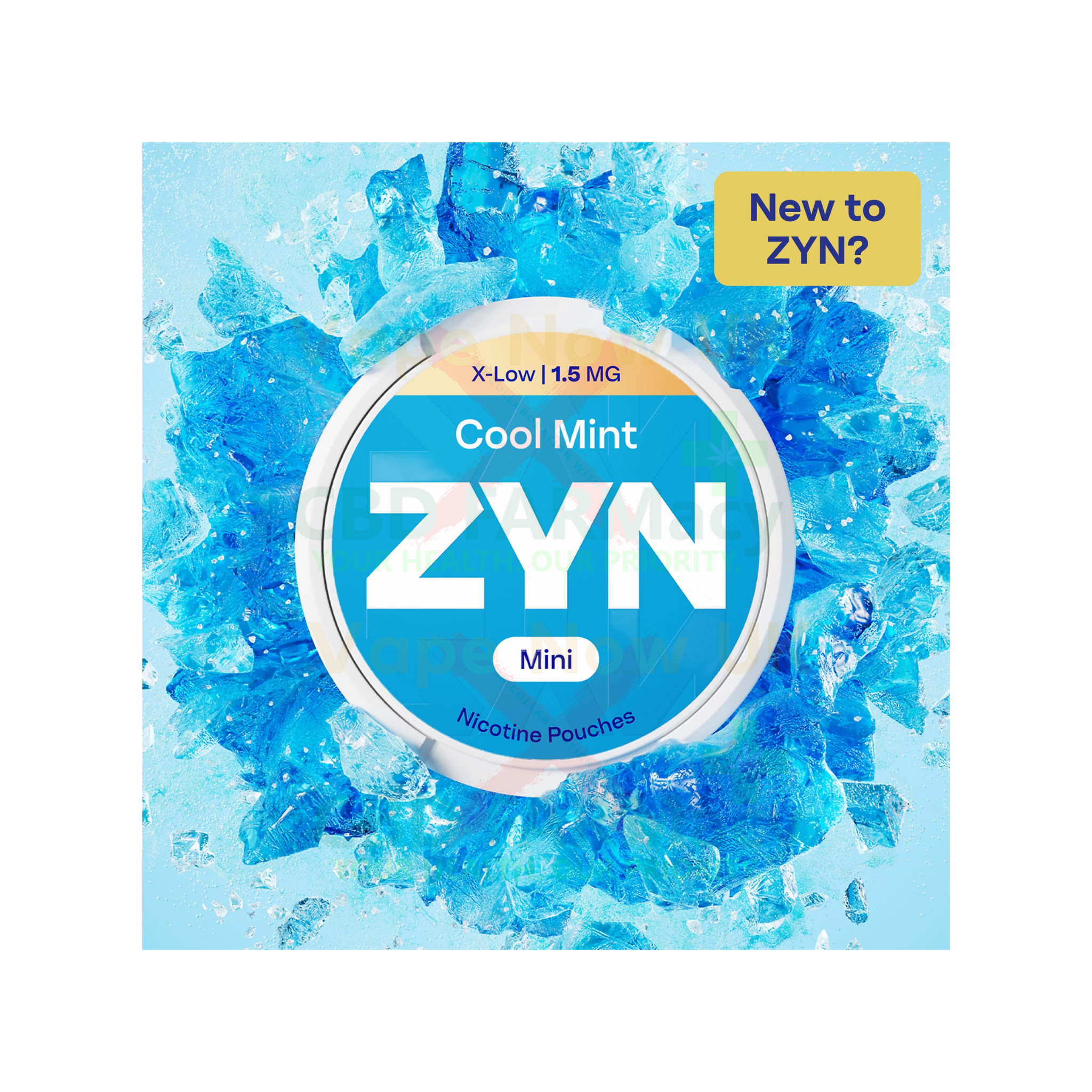 ZYN nicotine pouches cool mint 1.5mg