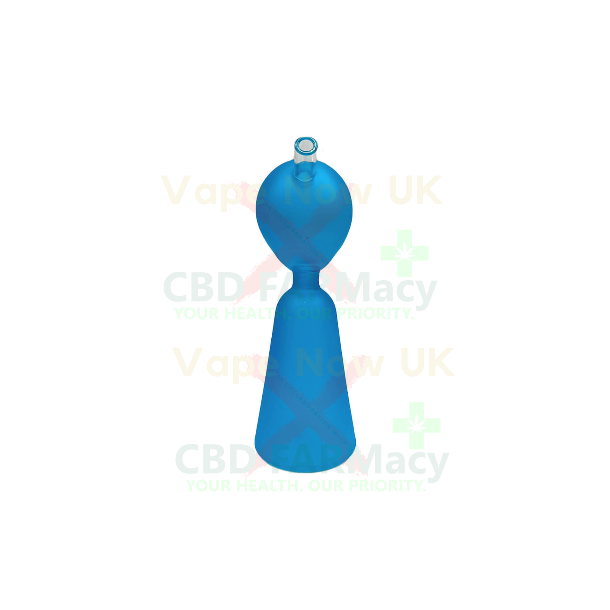 Blue Bong | Alien Figure | Thick Glass 17 cm | by Black Sheep