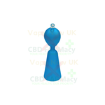 Blue Bong | Alien Figure | Thick Glass 17 cm | by Black Sheep