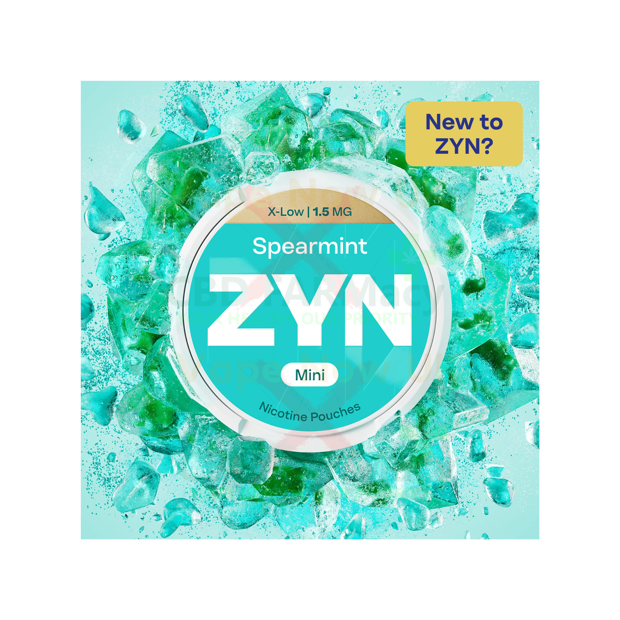 ZYN nicotine pouches spearmint 1.5mg