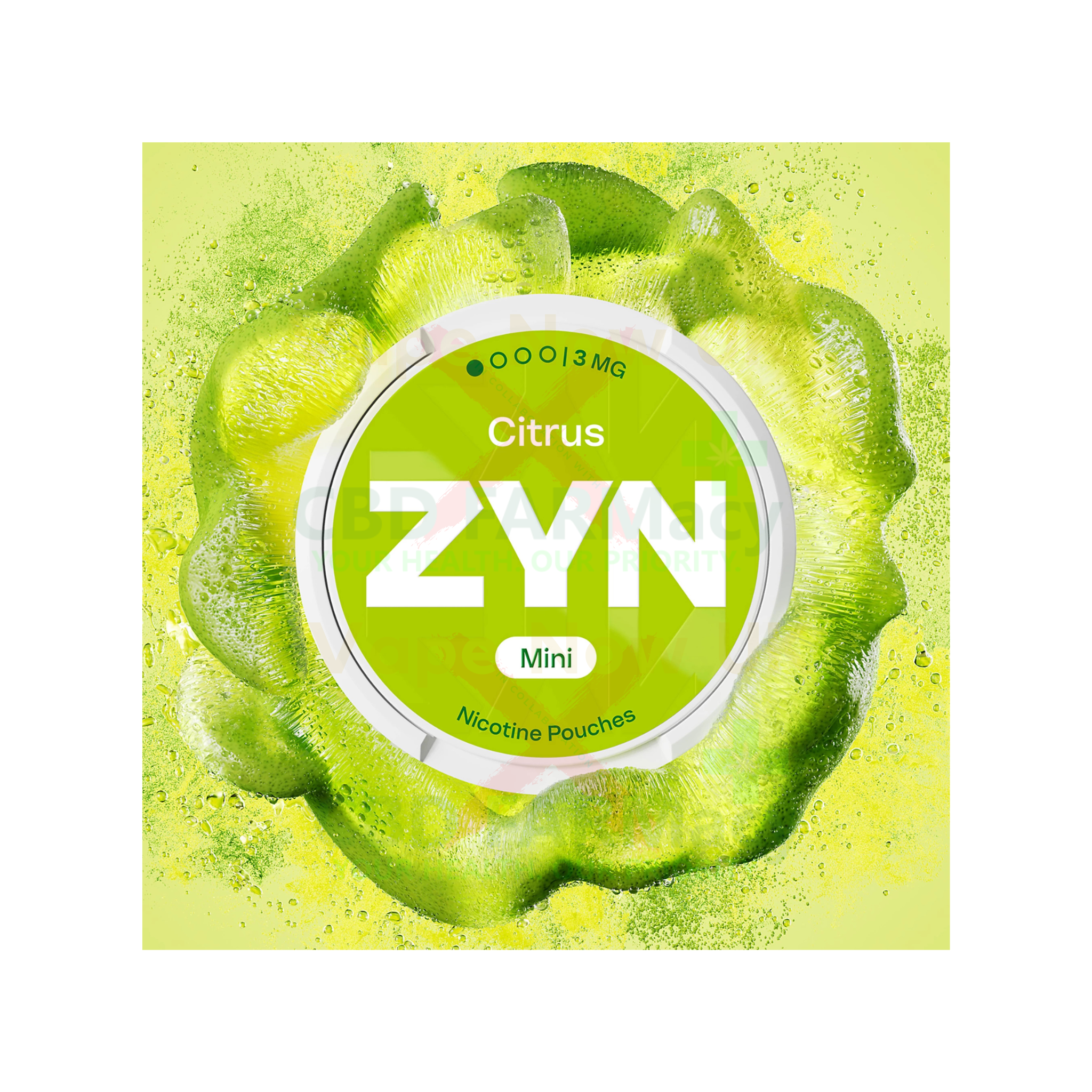 ZYN nicotine pouches citrus