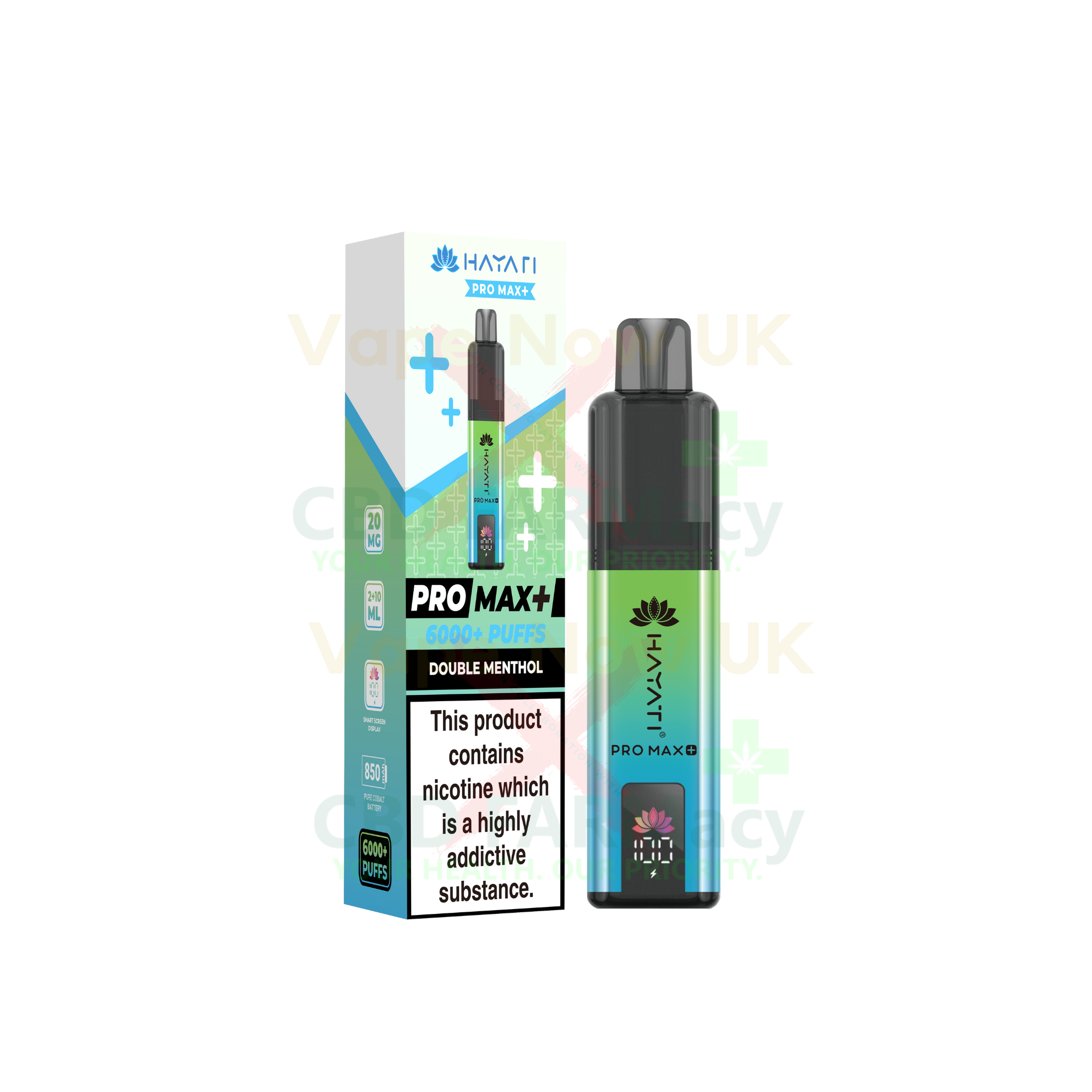 HAYATI | Pro Max 6000+ | Prefilled Vape Kit | 20mg | 40+ flavours