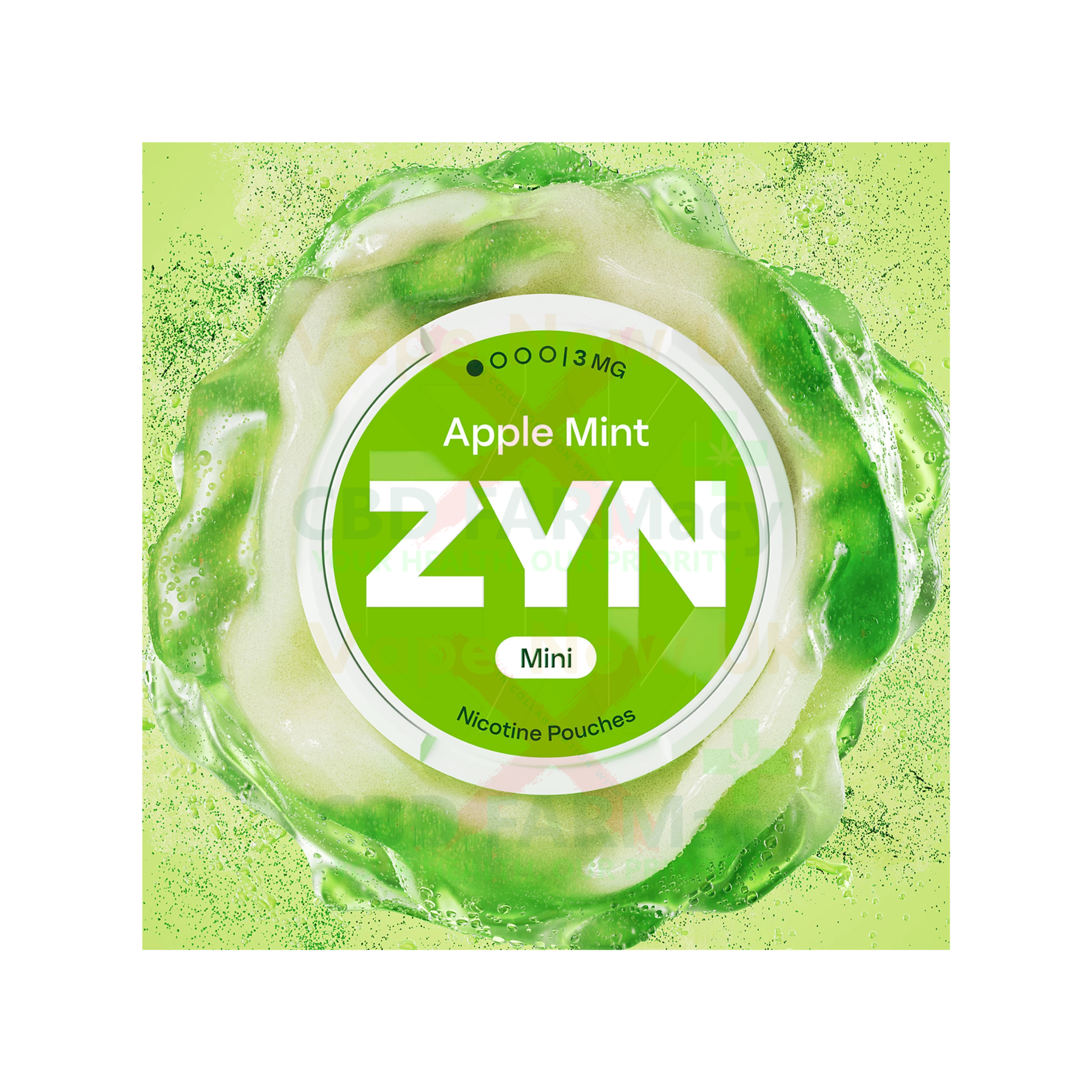 ZYN nicotine pouches apple mint