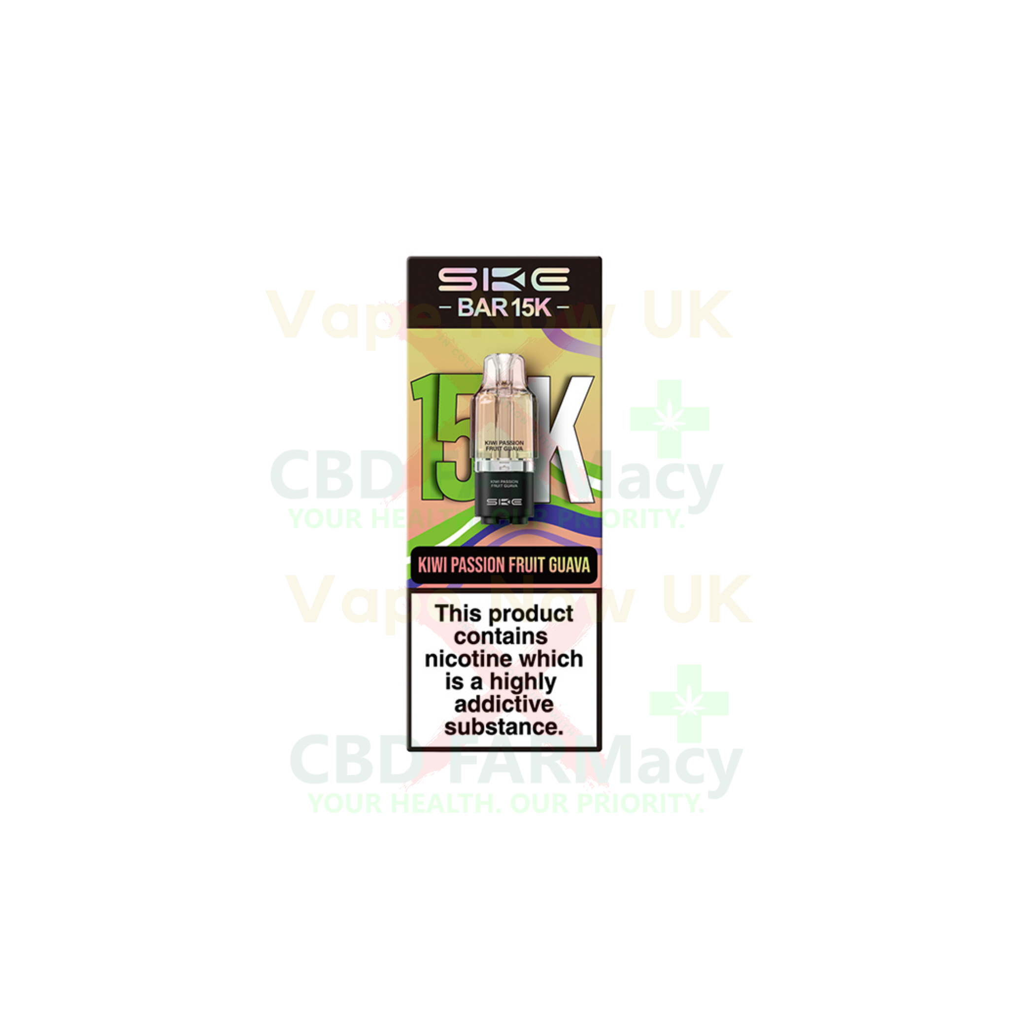 SKE Bar 15K Pods | SKE Crystal 15k Pre-filled Pods | 16+ Flavours