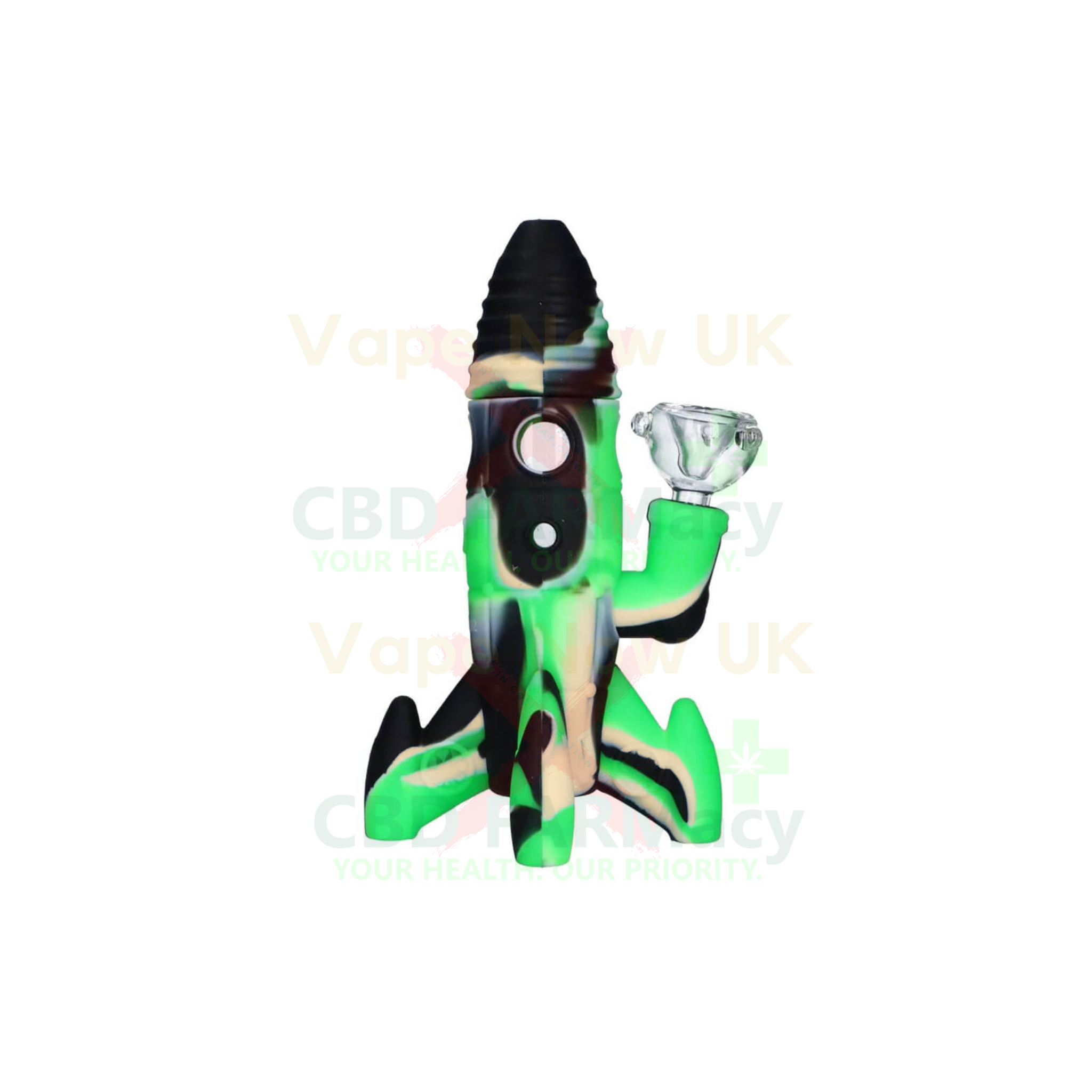 Light up bong LED lights Rocket shaped