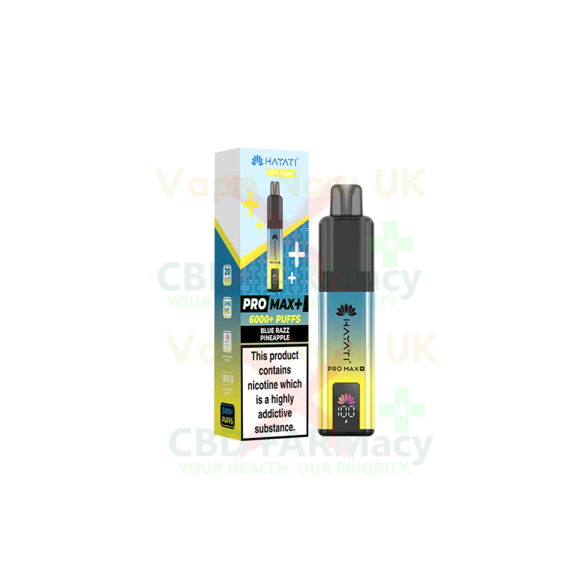 HAYATI | Pro Max 6000+ | Prefilled Vape Kit | 20mg | 40+ flavours