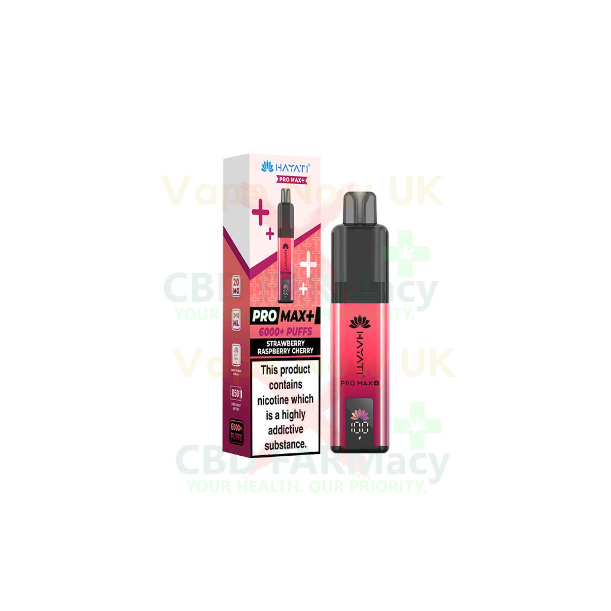 HAYATI | Pro Max 6000+ | Prefilled Vape Kit | 20mg | 40+ flavours