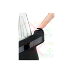 Close-up of Puffco 3D Chamber ceramic bowl onyx black