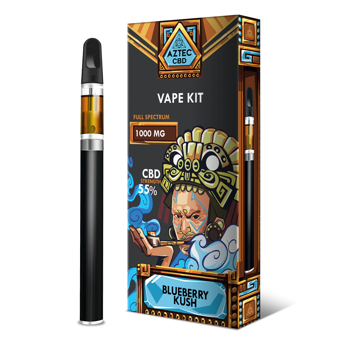 CBD Vape Starter Kit | Full Spectrum Gelato 55% | AZTEC