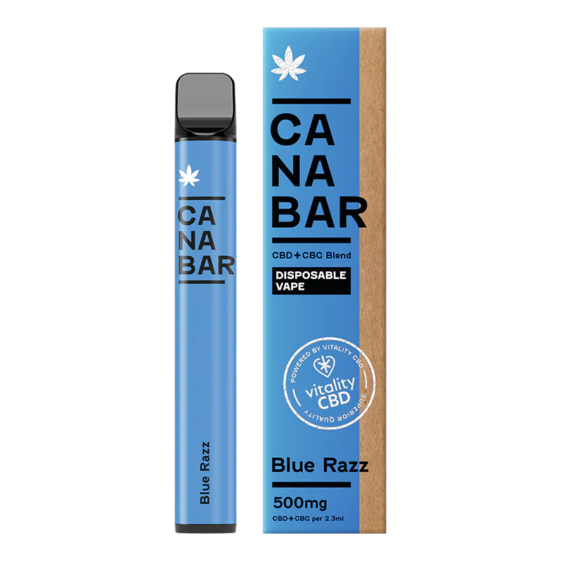 Apple, Pear, Peach CANABAR™ Disposable CBD Vape Device 500mg CBD + CBG