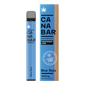 Apple, Pear, Peach CANABAR™ Disposable CBD Vape Device 500mg CBD + CBG