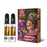 CBD Vape Cartridges | Full Spectrum Gelato  55% | AZTEC re-fills x2