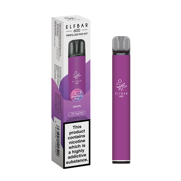 Elf Bar 600 Original v1 - Pre-Filled Pod Vape Kit