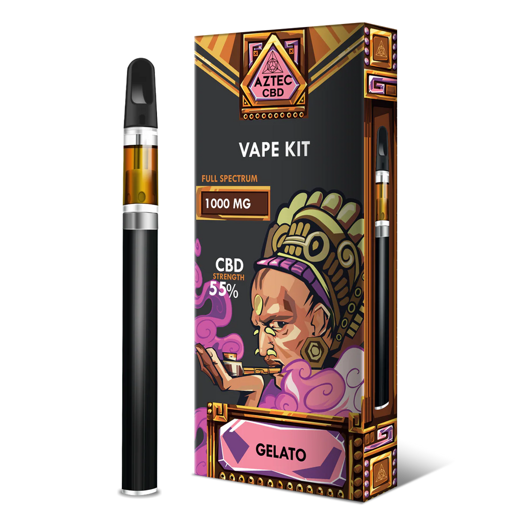 CBD Vape Starter Kit | Full Spectrum Gelato 55% | AZTEC