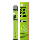 Apple, Pear, Peach CANABAR™ Disposable CBD Vape Device 500mg CBD + CBG