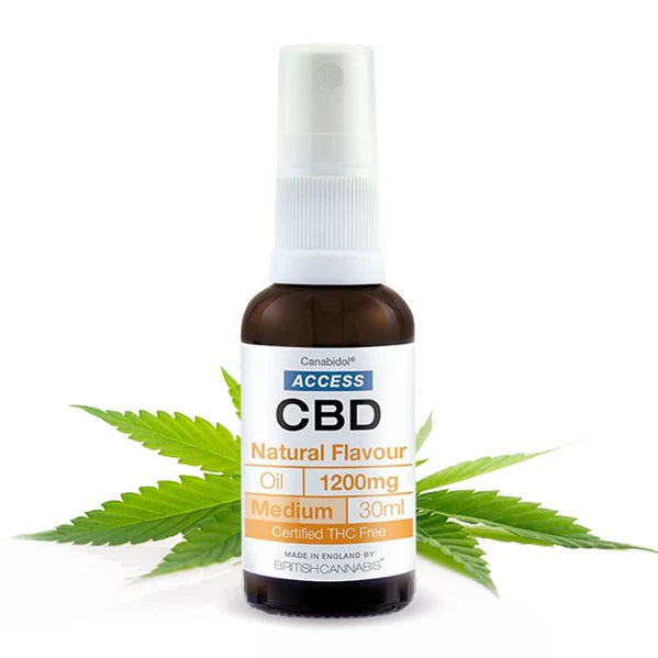 Canabidol Access CBD - Natural Flavour Oil 30ml - 1200MG