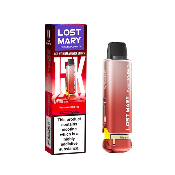 LOST MARY NERA 15k Puffs PRE-FILLED Pod's
