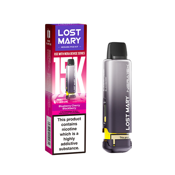 LOST MARY NERA 15k Puffs PRE-FILLED Pod's