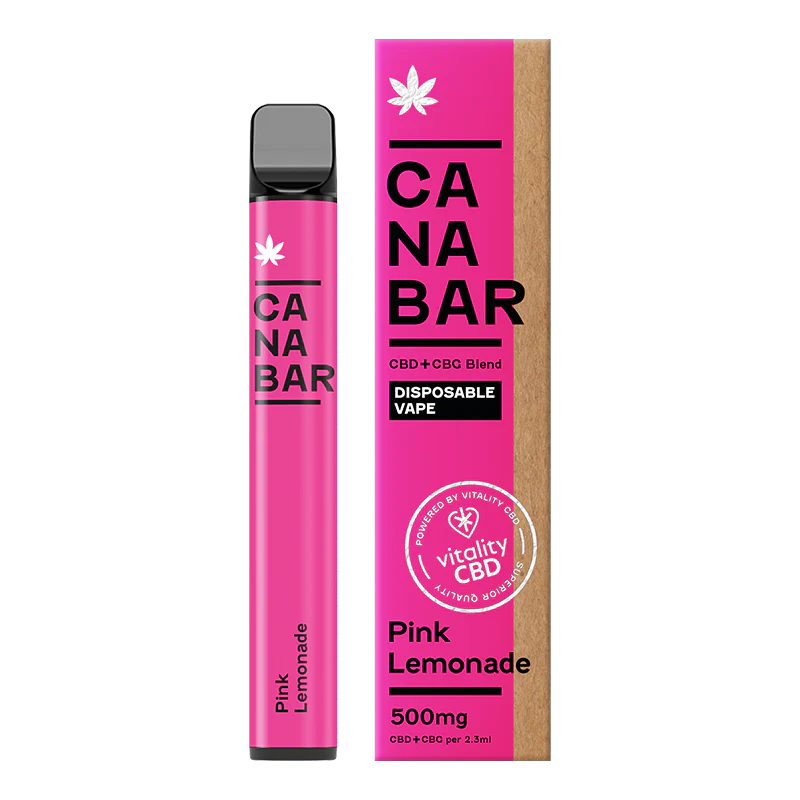 Apple, Pear, Peach CANABAR™ Disposable CBD Vape Device 500mg CBD + CBG