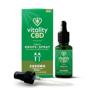 Vitality CBD - Natural Flavour CBD Oil 4800mg - Drops & Spray 30ml