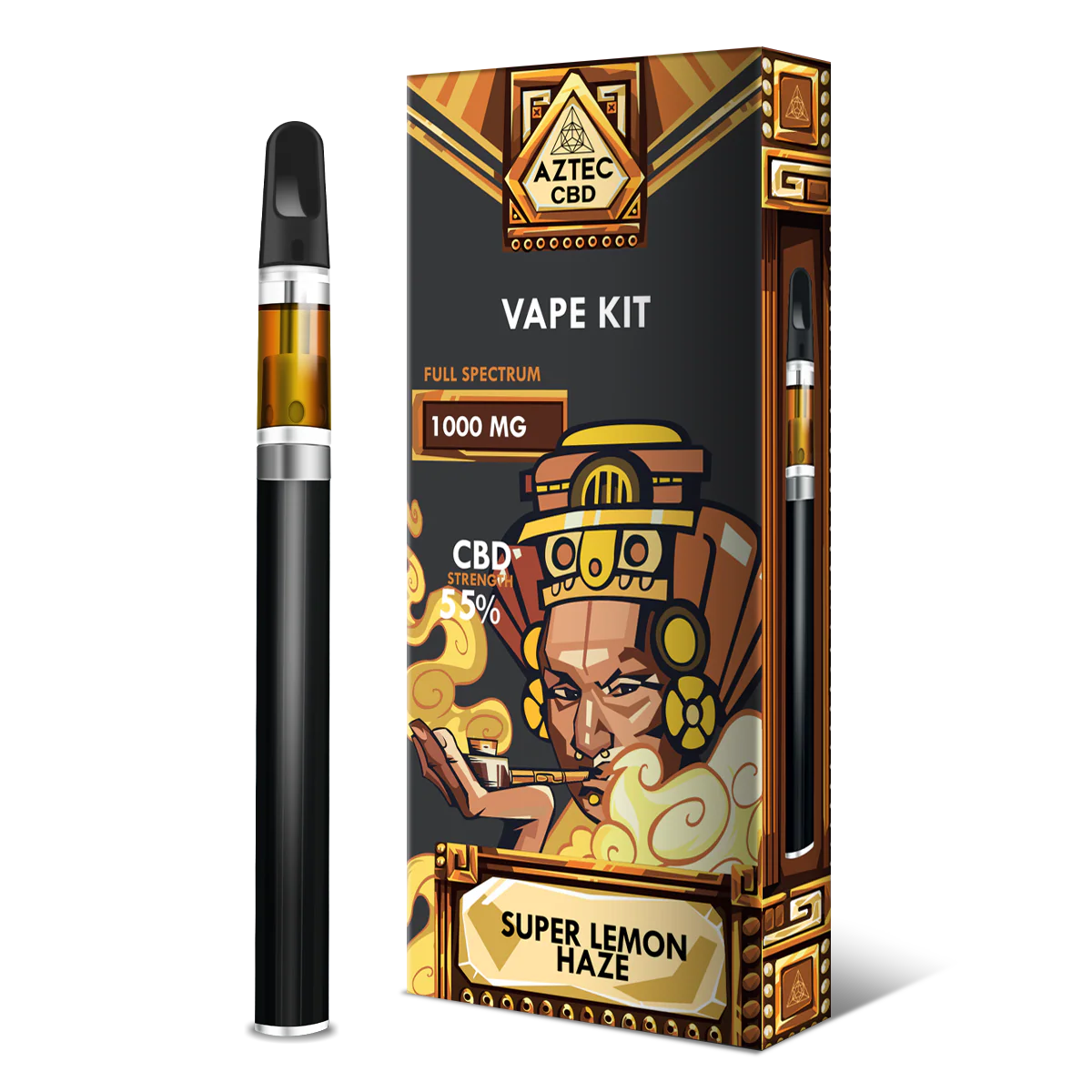 CBD Vape Starter Kit | Full Spectrum Gelato 55% | AZTEC