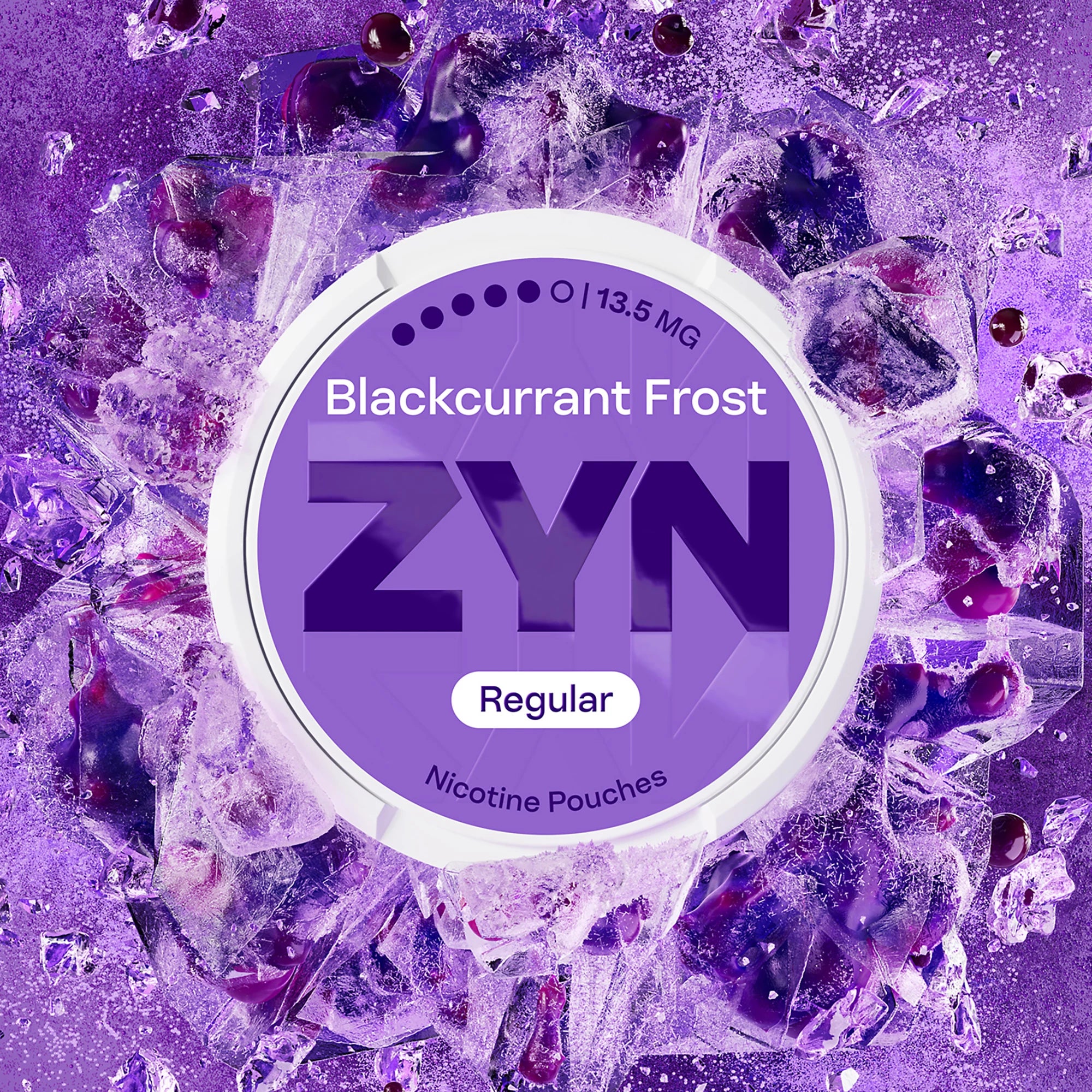 ZYN nicotine pouches blackcurrant frost