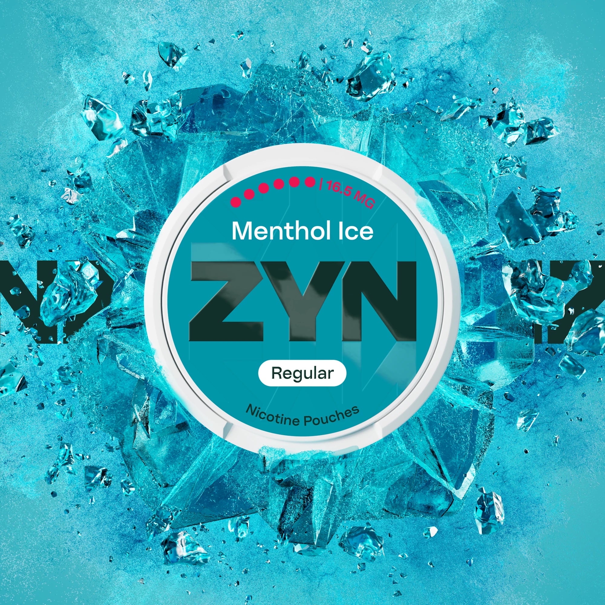 ZYN nicotine pouches menthol ice