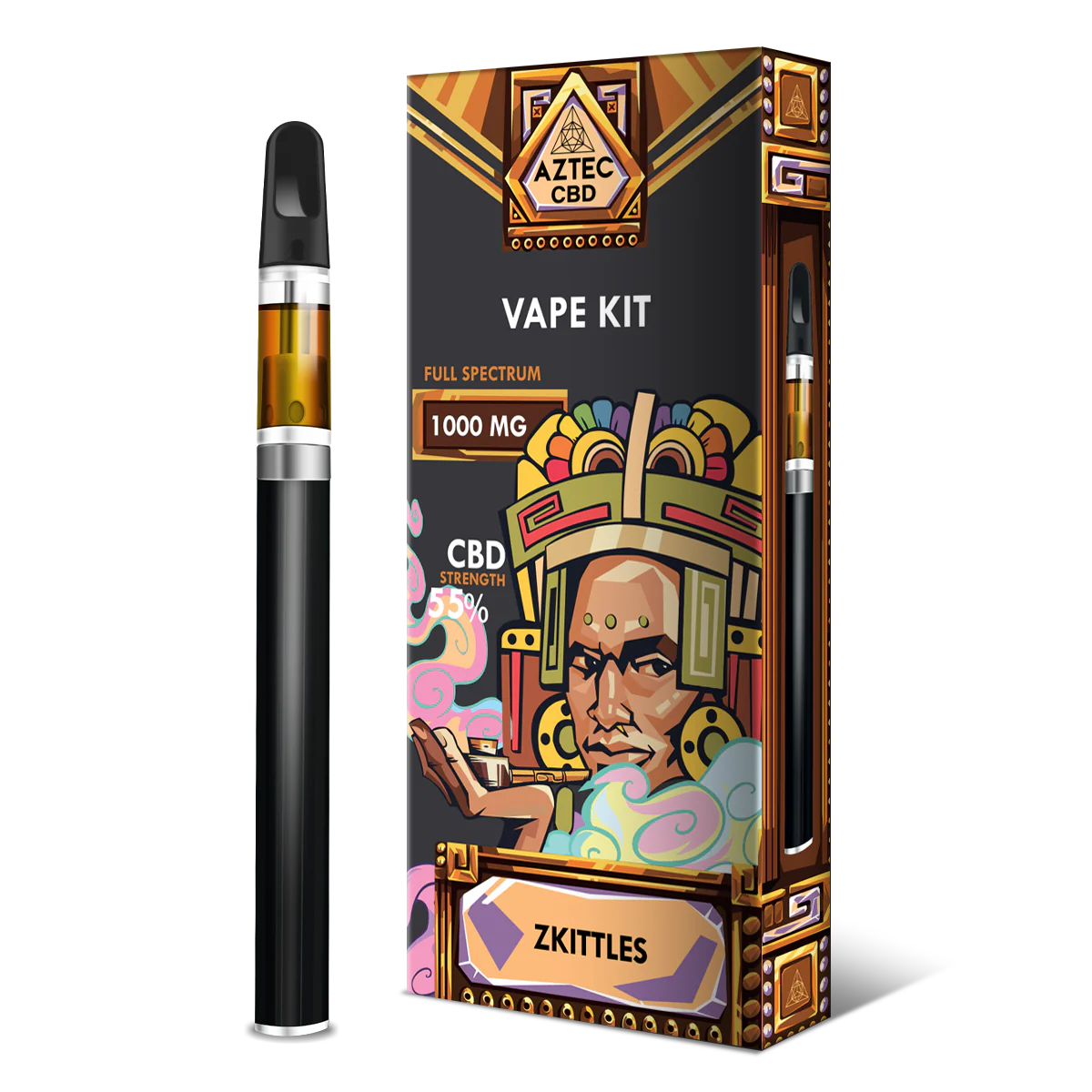 CBD Vape Starter Kit | Full Spectrum Gelato 55% | AZTEC